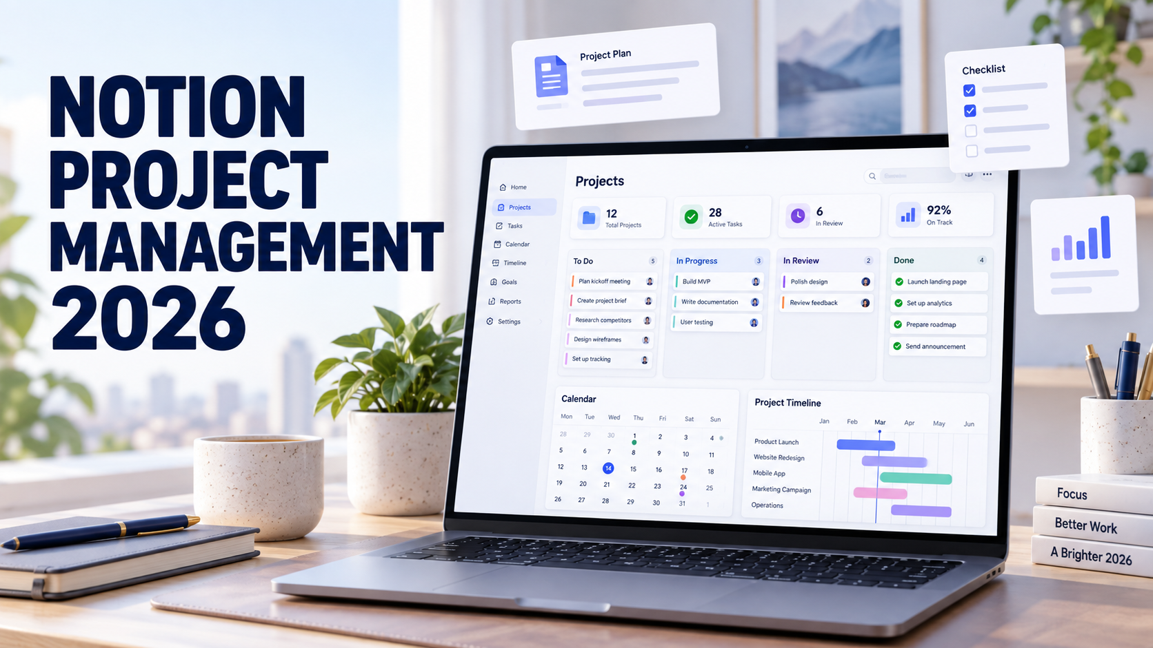 Notion project management guide for beginners in 2026