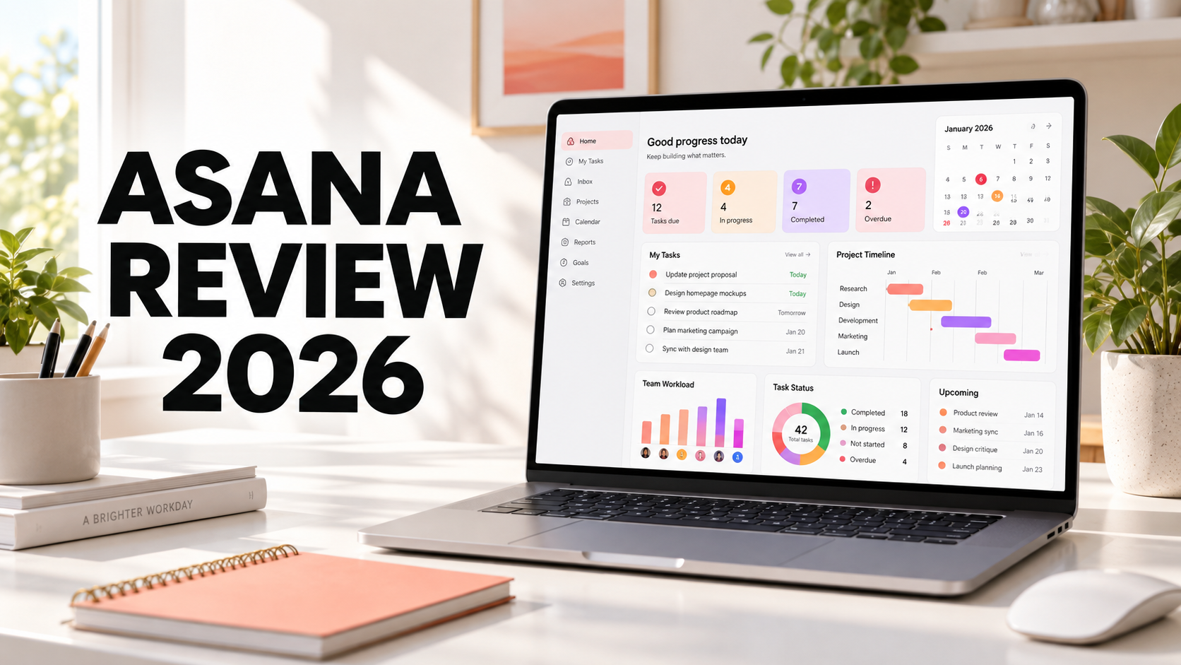 Asana review 2026 featuring project management software